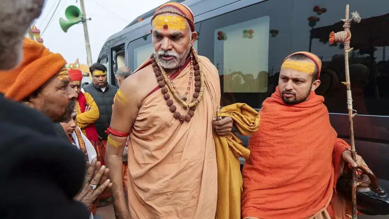 Swami Avimukteshwaranand Exits Magh Mela, Declares Battle Between 'Real' and 'Fake' Hindus