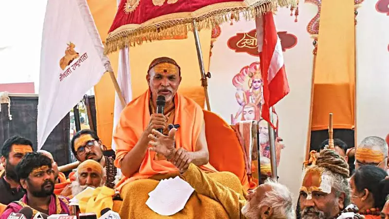 Swami Saraswati Exits Prayagraj Magh Mela Without Holy Dip, Vows Continued Protest