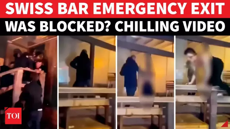 Swiss Bar Fire: Blocked Emergency Exit Sparks Outrage, Owners Under Scrutiny