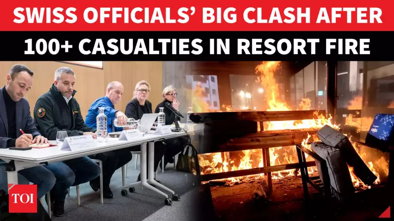 Swiss Officials' Confusing Statements After Ski Resort Fire Kill 40+