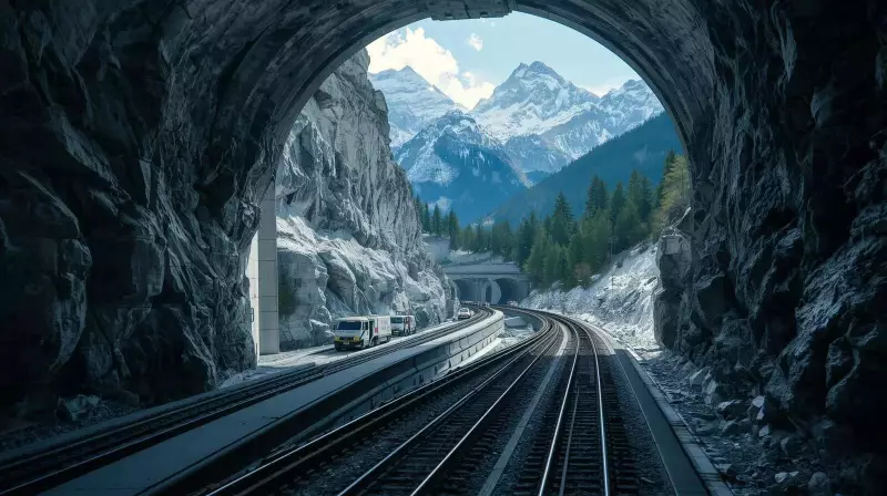 Switzerland's Hidden World: The Massive Tunnel Network Beneath the Alps