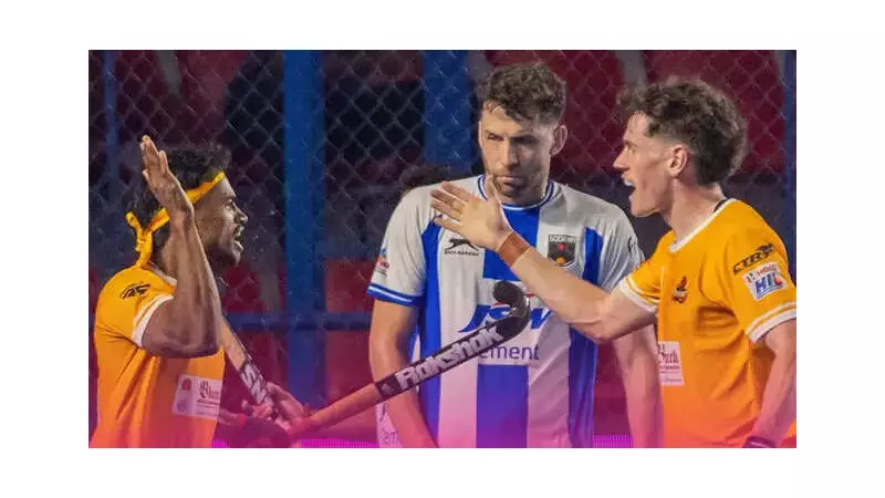 Tamil Nadu Dragons Secure 3-2 Victory Over Soorma HC in Hockey India League