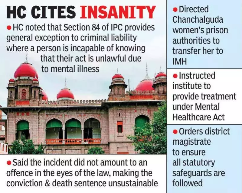 Telangana HC Overturns Death Penalty for Mother, Cites Insanity in Infant Killing
