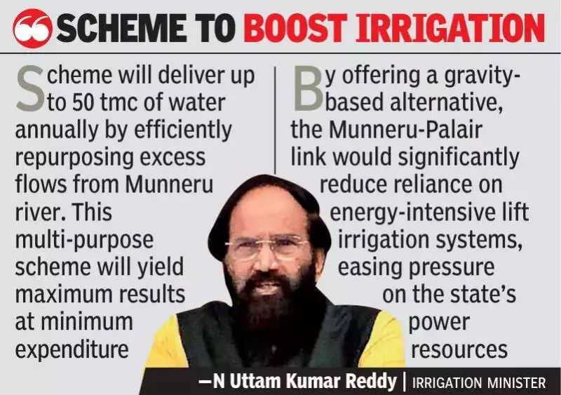Telangana Launches Munneru-Palair Gravity Irrigation Project to Transform Water Management