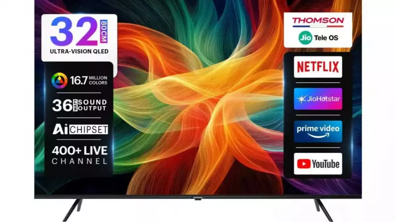 Thomson Launches 32-Inch QLED Smart TV with JioTele OS at Rs 9,499