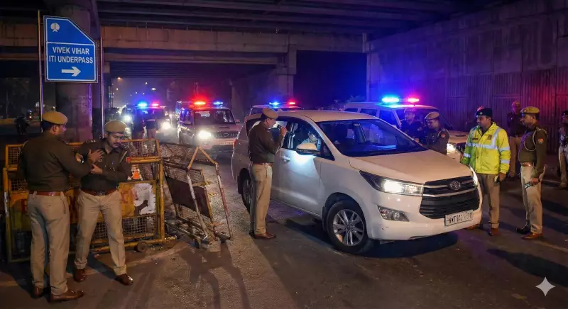 Three Arrested in West Delhi After Stolen SUV Rams Police, Injures Two Officers