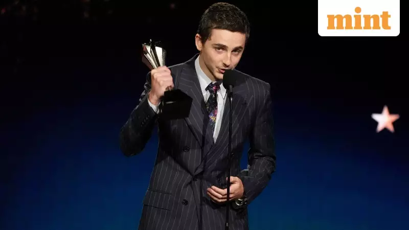 Timothée Chalamet Wins Best Actor at Critics Choice 2026, Dedicates Award to Kylie Jenner