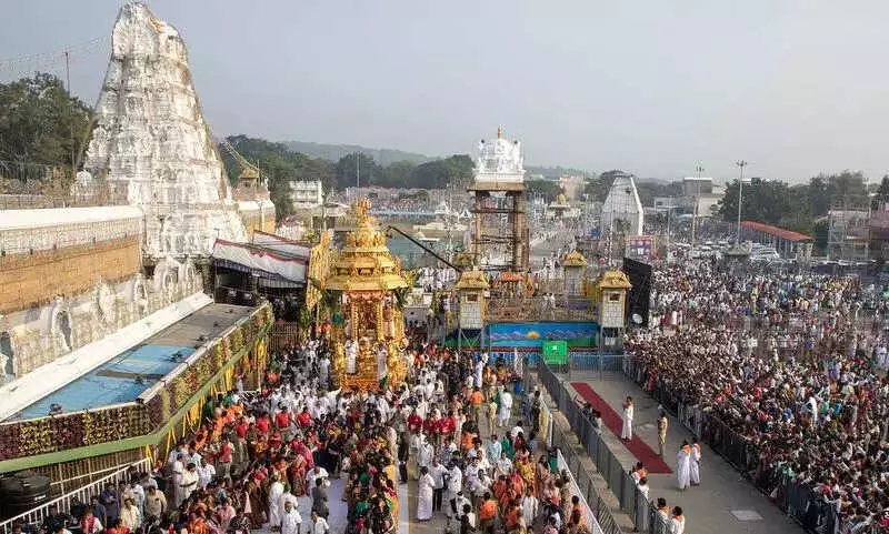 Tirupati's Tirumala Temple Receives Massive Donations Totaling Rs 46.5 Crore