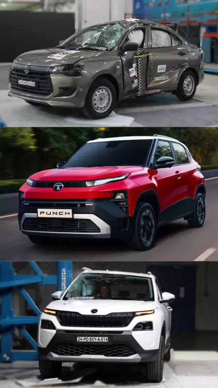 Top 5 Safest Cars Under Rs 10 Lakh in India: BNCAP Ratings Revealed