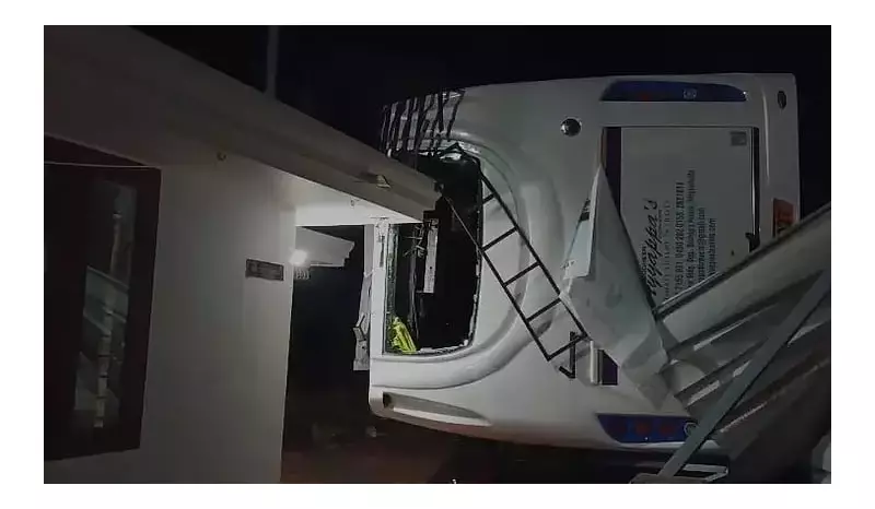 Tourist Bus Overturns in Thiruvananthapuram, 17 Injured in Kerala Accident