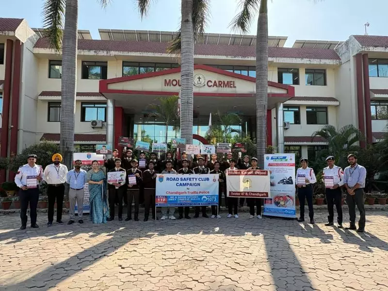 Traffic Drill for Road Safety Awareness Held at Local School