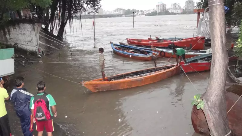 Tragedy in Surat: Father and Daughter Killed as Angle Iron Falls on Fishing Boat During Bullet Train Bridge Work
