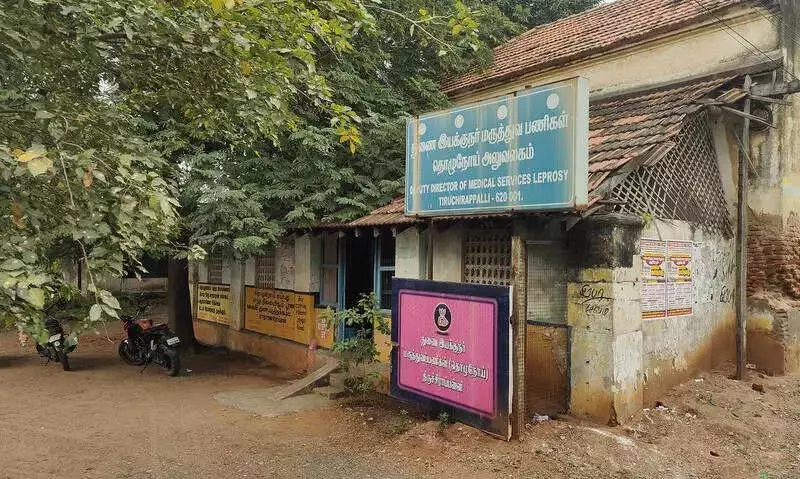 Trichy Leprosy Center's Decay: Gandhi Banner Masks Neglect in Century-Old Building