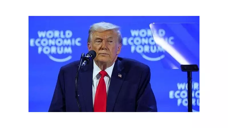 Trump at Davos Repeats Stopped India-Pakistan War Claim, Calls Greenland 'Massive Ice'