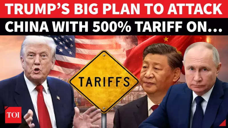 Trump Backs 500% Tariff Bill Targeting India, China Over Russian Oil Imports