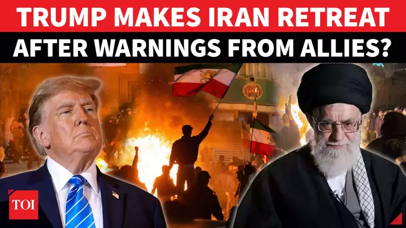 Trump Claims Iran Crackdown Easing, But Military Action Still Possible