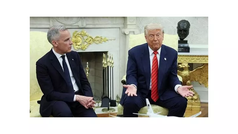 Trump Criticizes Canada's Carney at Davos, Says Nation Should Show Gratitude