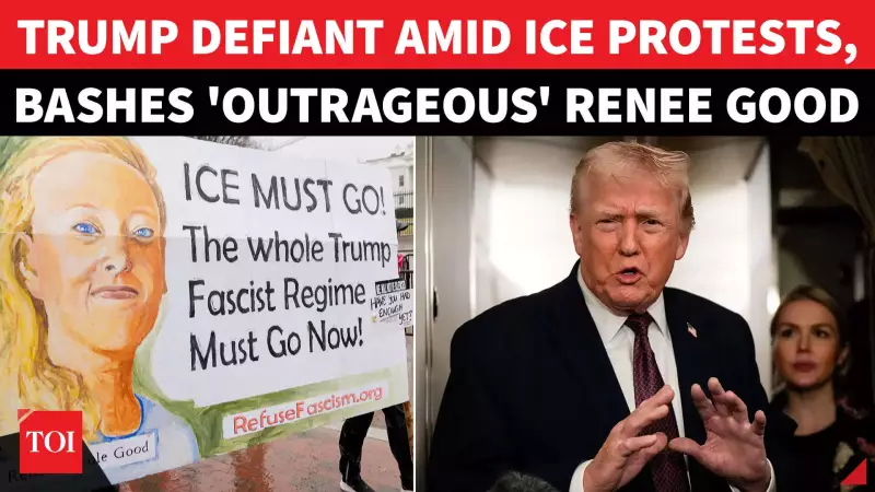 Trump Defends ICE Agent in Minnesota Killing, Blames 'Violent' Victim Renee Good