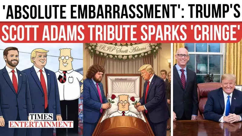 Trump Faces Backlash Over AI Tribute to Controversial 'Dilbert' Creator Scott Adams