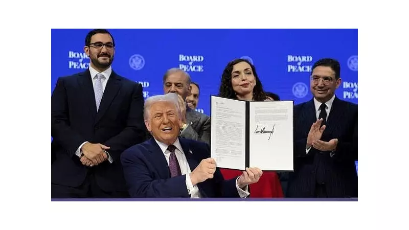 Trump Launches Peace Board with Pakistan's Sharif at Davos, India Among Absent Nations