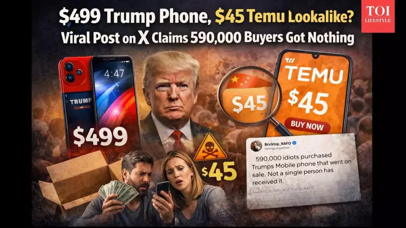 Trump Phone Controversy: 590,000 Buyers Await $499 Device, Found on Temu for $45