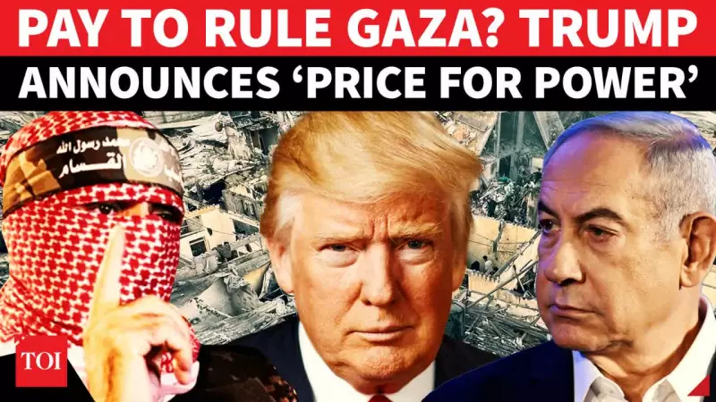 Trump Proposes $1 Billion 'Pay-to-Play' Plan for Gaza's Future