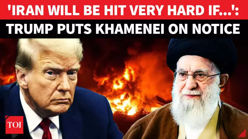 Trump Warns Iran of Hard Hit if Protesters Killed; Khamenei's 'Rioters' Order Sparks Crisis