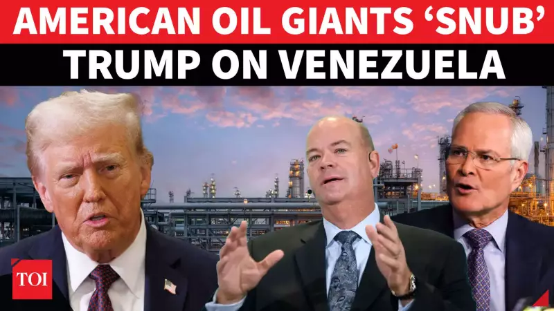 Trump's $100 Billion Venezuela Oil Plan Hits Wall as US Giants Refuse