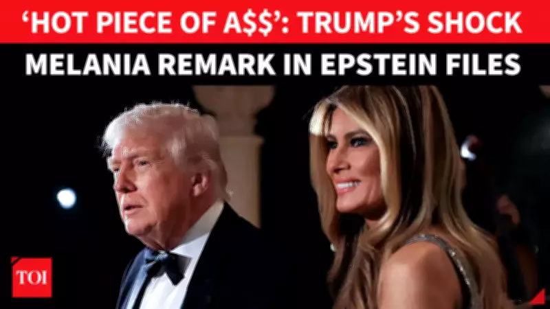 Trump's Alleged Crude Remark About Melania in New Epstein Documents