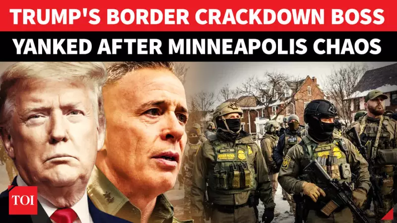 Trump's Border Crackdown in Disarray: Bovino Removed, White House Assumes Control of Minneapolis Operation