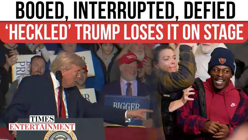 Trump's Fiery Confrontation with Protesters at Iowa Rally Sparks Chaos