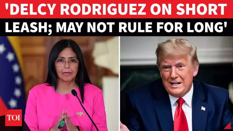 Trump's Fresh Demands To Venezuela's Delcy Rodriguez: Crackdown Or Removal?