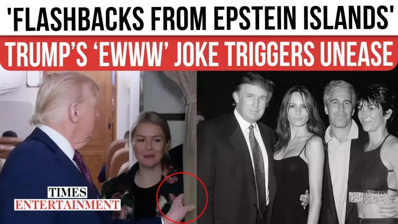 Trump's In-Flight Joke About Karoline Leavitt Sparks Online Debate