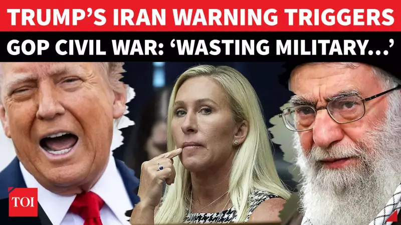 Trump's Iran Threat Sparks GOP Revolt: Greene, Massie Warn of New War