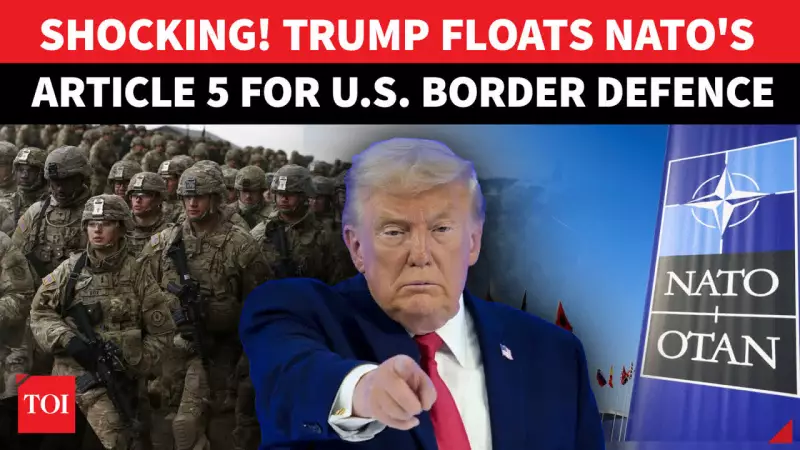 Trump's NATO Article 5 Border Remark Sparks Transatlantic Debate