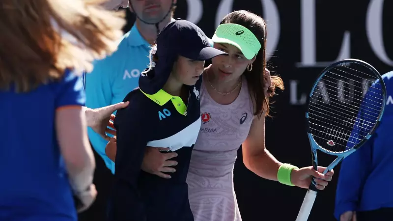 Turkish Tennis Star Zeynep Sonmez Rushes to Help Fainting Ball Girl at Australian Open