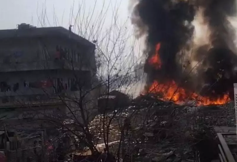 Two Jhuggis Gutted in Fire at Scrap Yard in Baddi, Himachal Pradesh