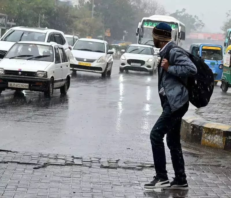 Two Killed, Crops Damaged as Western Disturbances Bring Havoc to Rajasthan