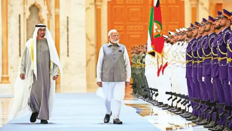 UAE President Arrives in Delhi for Talks with PM Modi Amid Regional Tensions