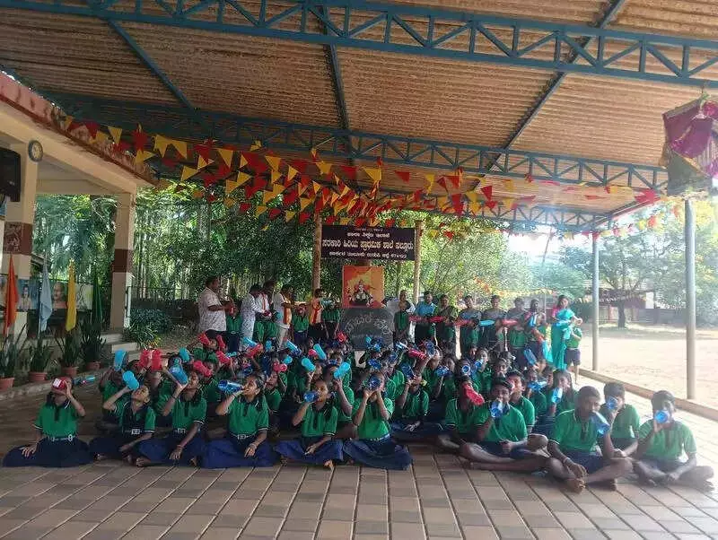 Udupi School Launches Water Bell Initiative to Boost Student Health