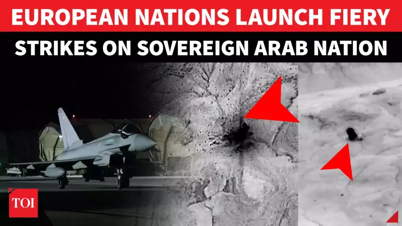 UK & France Strike ISIS Arms Depot Near Syria's Palmyra in Joint Raid