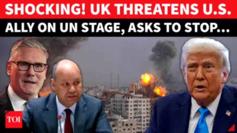 UK Issues Grave UN Warning Over West Bank Violence and Gaza Aid Blockade