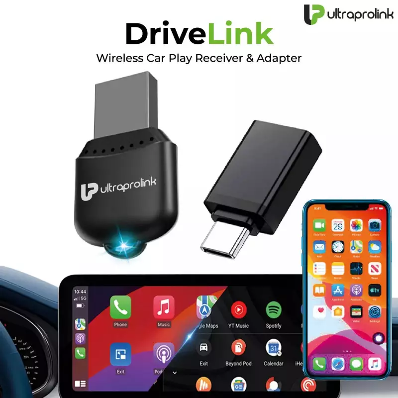 UltraProlink DriveLink Transforms Wired CarPlay & Android Auto to Wireless