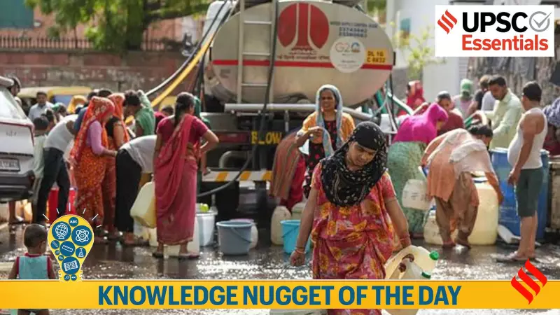 UN's 'Water Bankruptcy' Report: Key Insights for UPSC Aspirants on Global Water Crisis