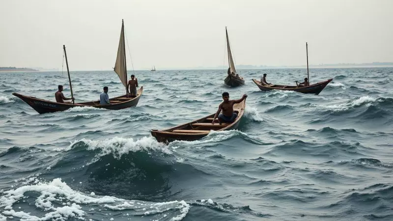 Unusual Seawater Churning Off Gujarat Coast Alarms Authorities and Fishermen