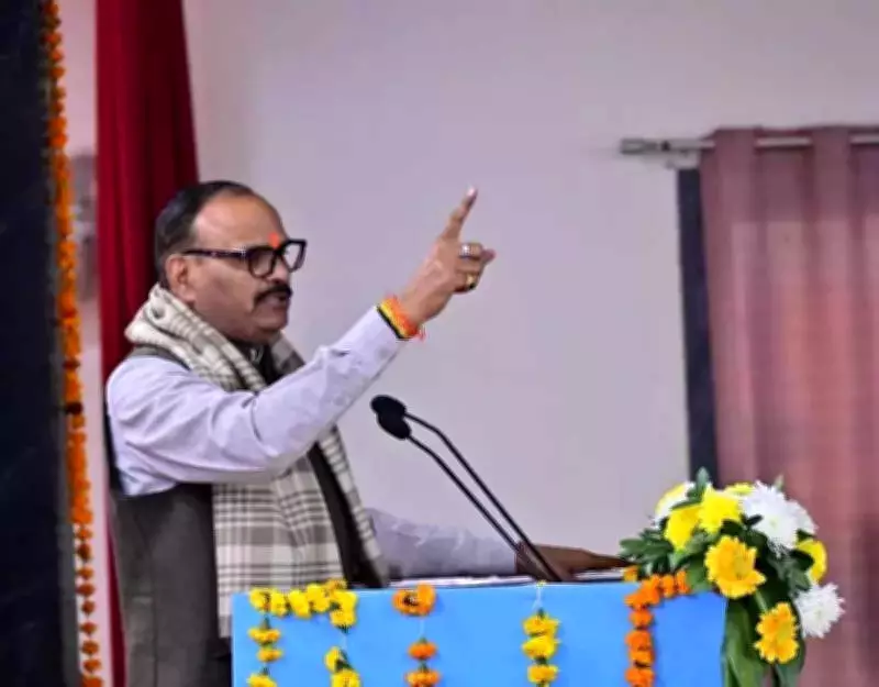 UP Deputy CM Pathak Calls Tobacco a 'Curse for Humanity' at AIIMS Rae Bareli Conference