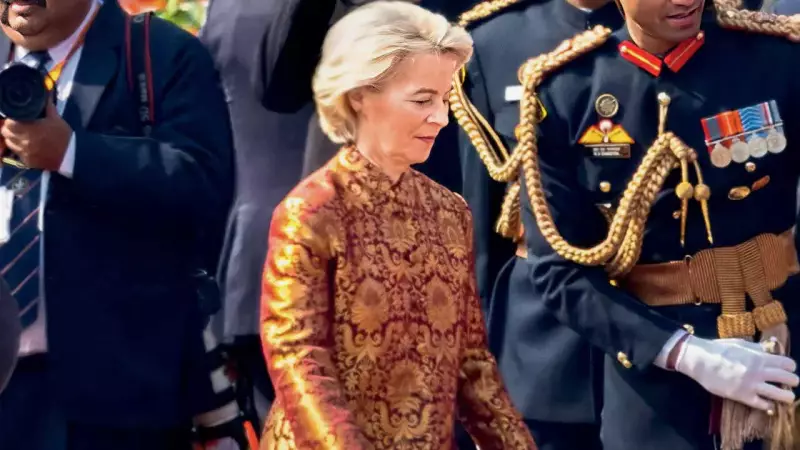 Ursula von der Leyen's Indian Fashion Choices Steal Spotlight During Historic Visit
