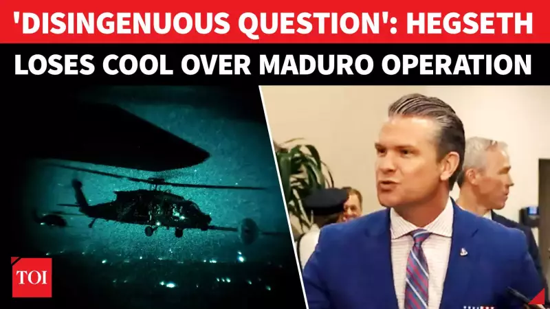 US Defence Secretary Hegseth Clashes With CNN Reporter Over Venezuela Operation