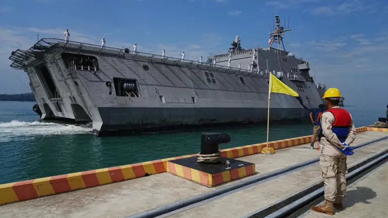 US Navy Warship Docks at Chinese-Renovated Cambodia Base, Signaling Diplomatic Shift