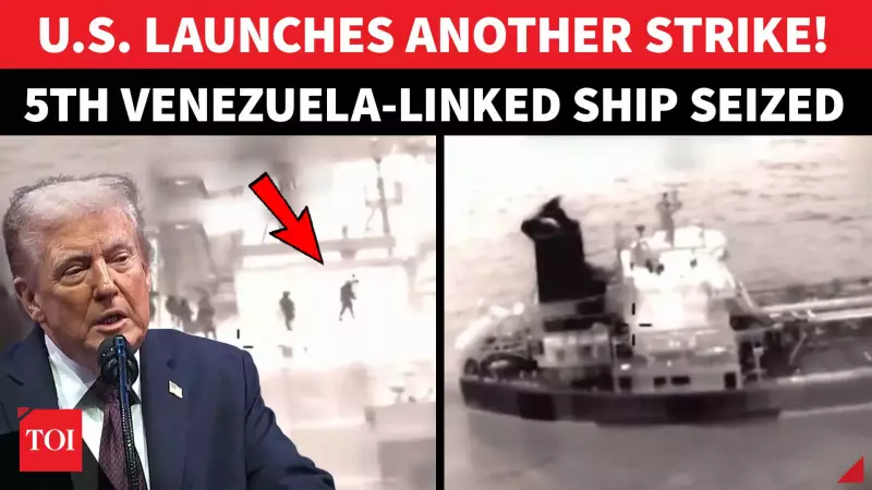 US Seizes Fifth Venezuelan Oil Tanker in Caribbean Crackdown, Russia Observes